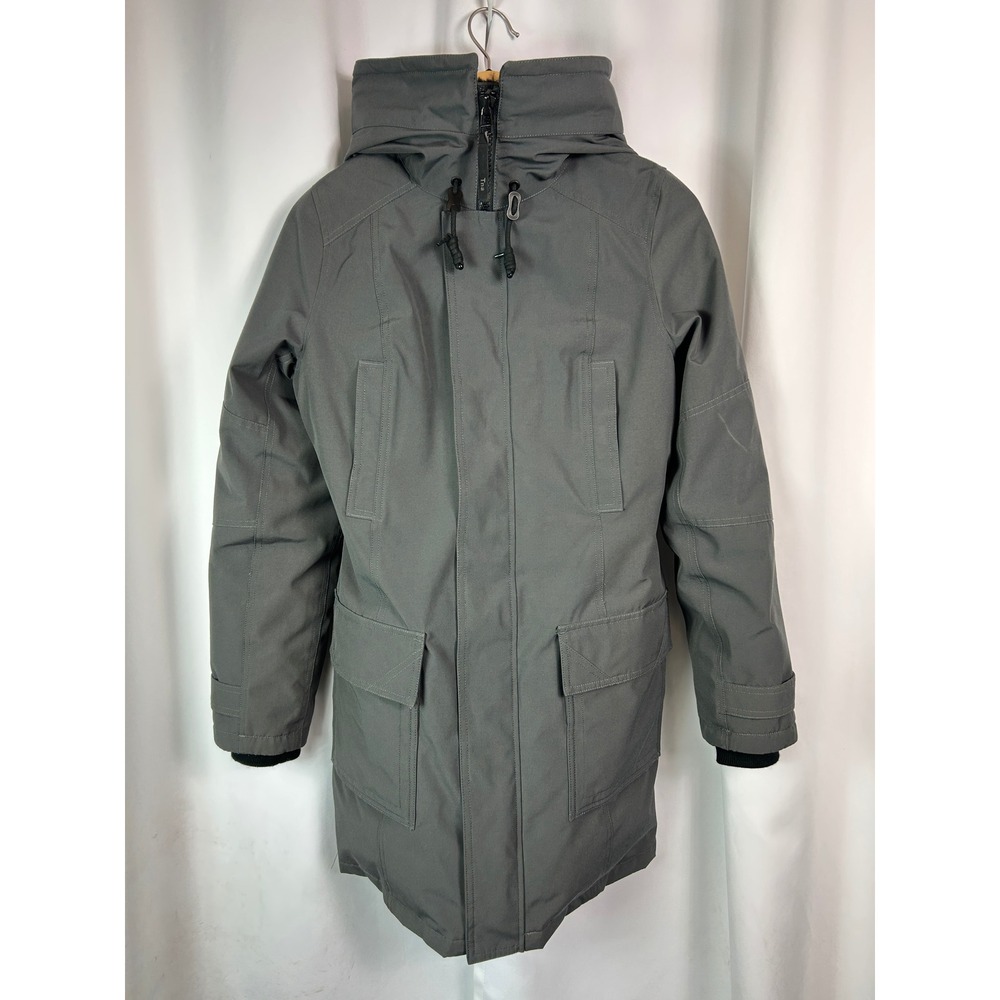 Tna Climate Lab Bancroft Gray Solid Parka Down Fill Heavy Winter Coat Small